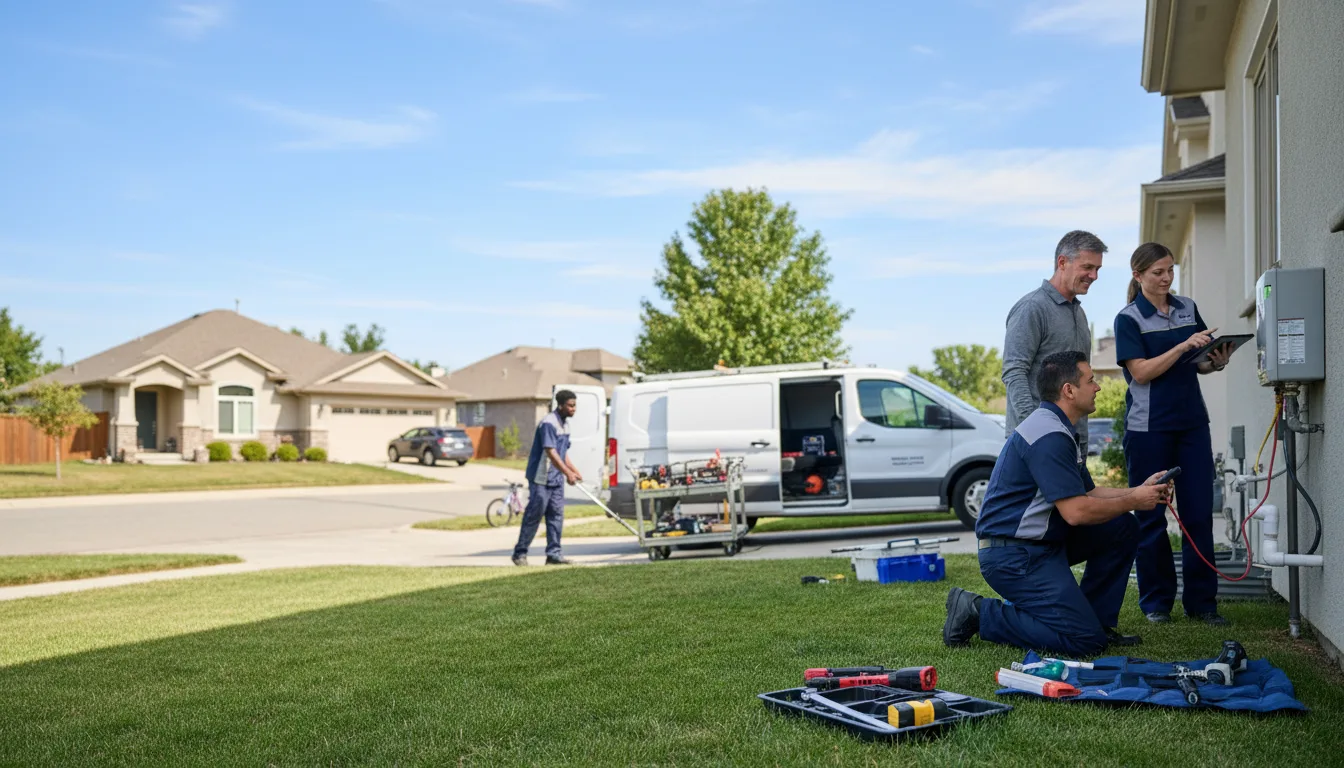 Tankless water heater service in Grapevine, TX